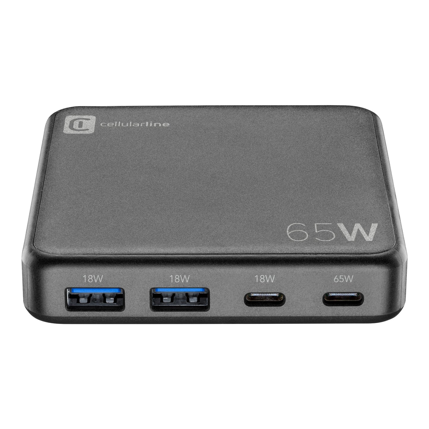 cellularline Ladegerät Kommunikationstechnik Multipower Desk 65W schwarz