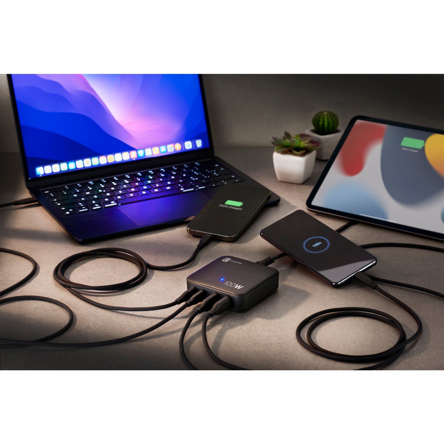 cellularline Ladegerät Kommunikationstechnik Multipower Magnus schwarz