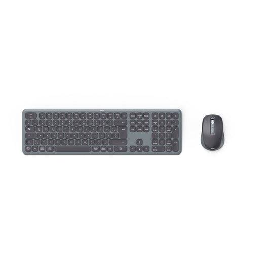 Hama Tastatur-Maus-Set WKM-550 QWERTZ Windows® 10, Mac universell USB-A 10m inkl. USB-A-Empfänger schwarz