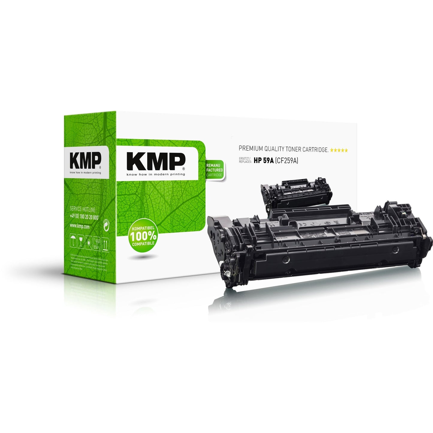 KMP Toner kein Originalzubehör Kompatibel mit: HP 59A ca. 3.000 Seiten schwarz
