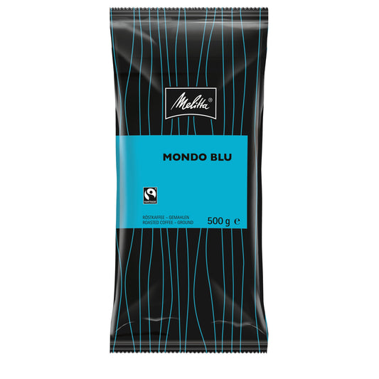 Melitta Kaffee Mondo Blu® 50 % Arabica, 50 % Robusta gemahlen 500 g/Pack.