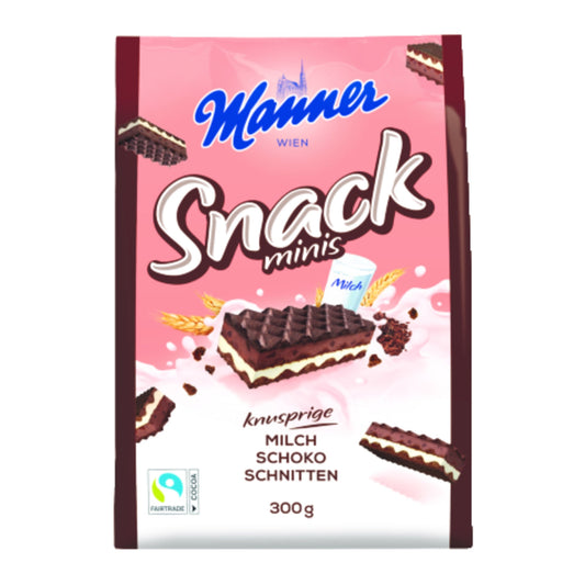 Gebäck Snack Minis Milch Schoko 300 g/Pack.
