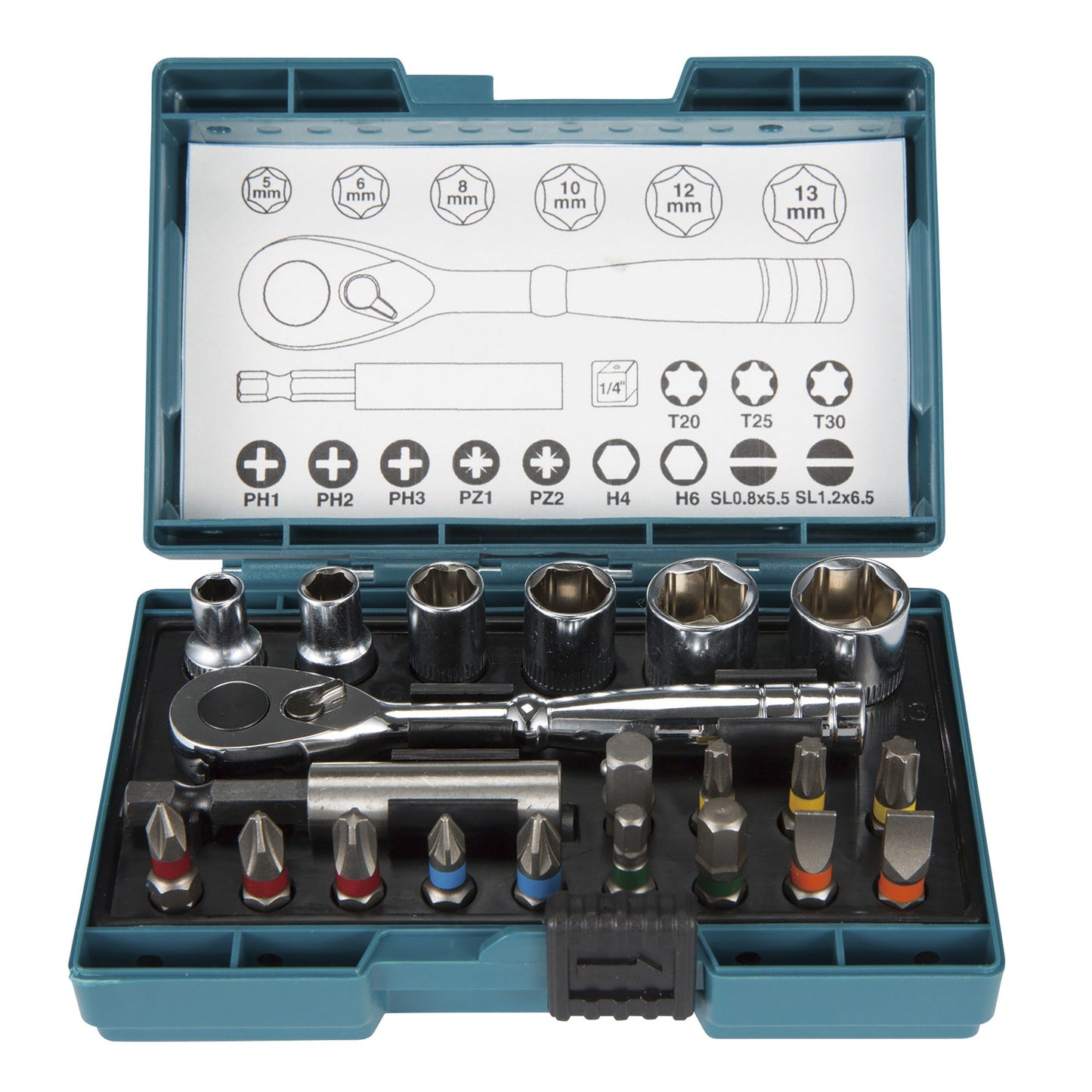 Makita® Steckschlüssel-Satz B-54081 21 Teile