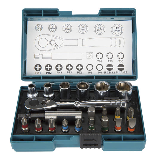 Makita® Steckschlüssel-Satz B-54081 21 Teile