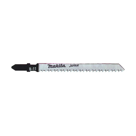 Makita® Sägeblatt B-11 Stichsäge mit T-Schaft-Aufnahme Werkzeugstahl (HCS/CV), legiert 5 St./Pack.