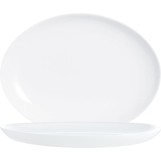 Arcoroc Servierplatte Evolutions 33 x 25 cm (B x L) Opalglas weiß 6 St./Pack.