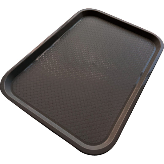 Cent Serviertablett 41,5 x 1,9 x 30,5 cm (B x H x L) Polypropylen Farbe: braun