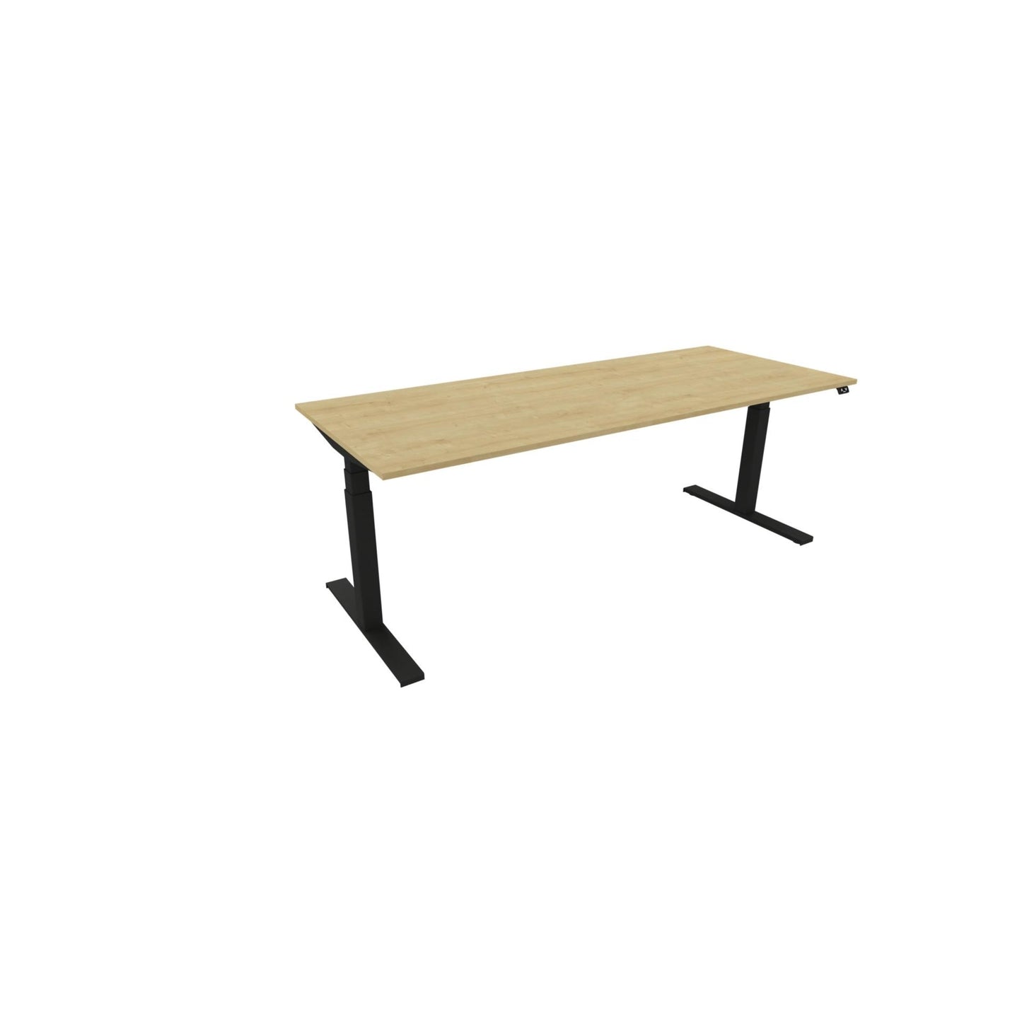 NowyStyl Schreibtisch eModel 3.0 Maße: 2.000 x 650-1.310 x 800 mm (B x H x T) Holz hamilton oak