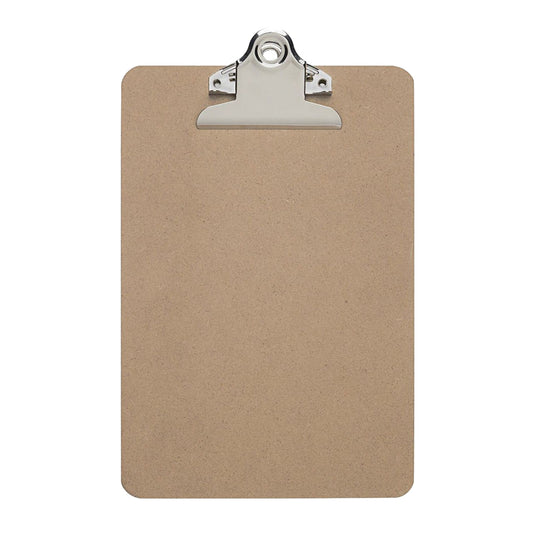 MAUL Klemmbrett MAULclassic 16,3 x 25,5 cm (B x H) DIN A5 Hartfaser Holz braun