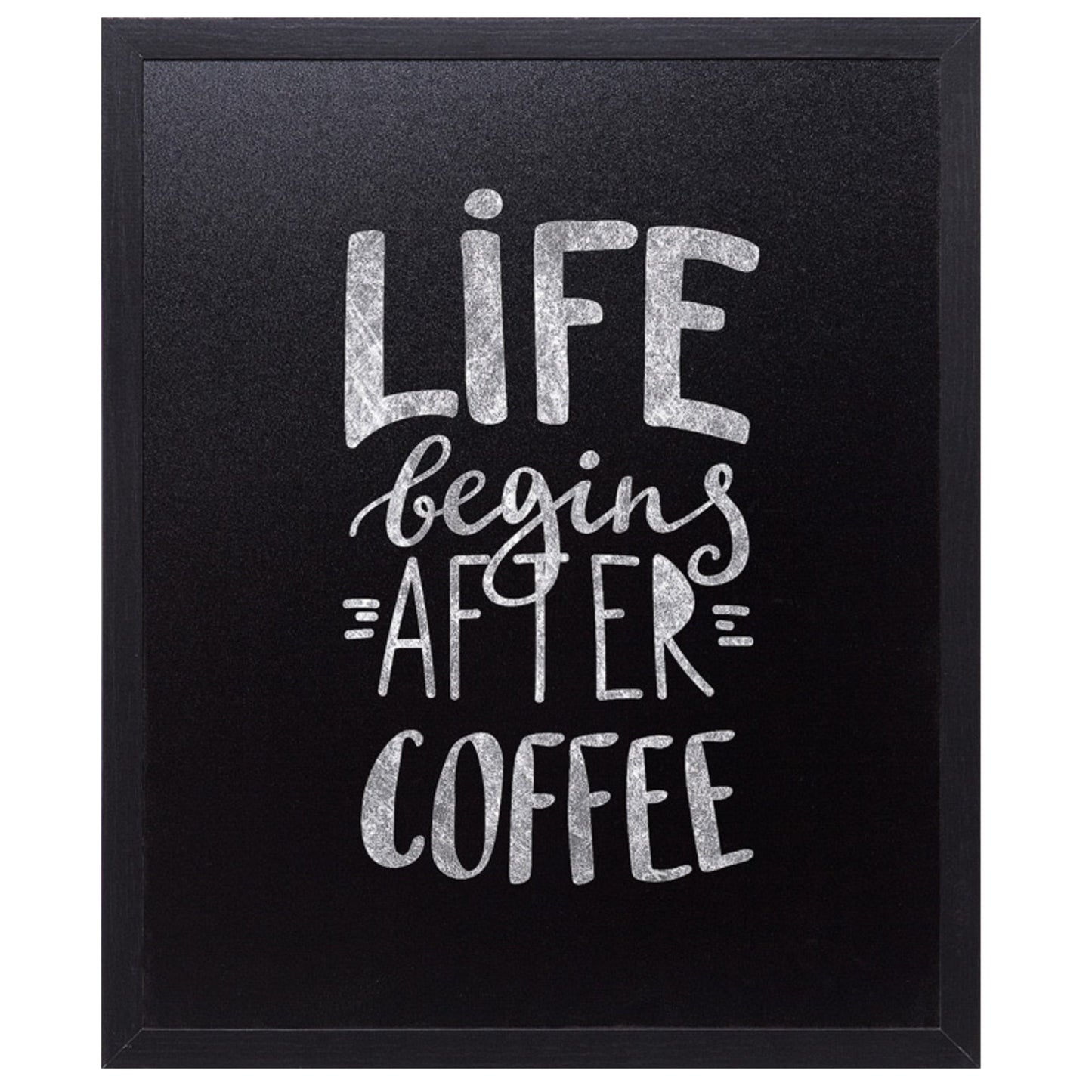 Showdown® Displays Kreidetafel Natura Economy Tafel nicht magnethaftend MDF, gebeizt schwarz