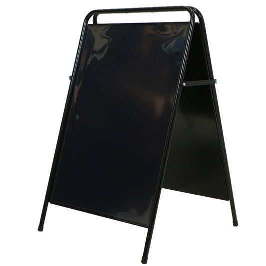 Showdown® Displays Kundenstopper Elegant 57,5 x 96,5 x 64 cm (B x H x T) Stahl schwarz