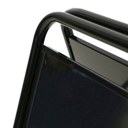 Showdown® Displays Kundenstopper Elegant 57,5 x 96,5 x 64 cm (B x H x T) Stahl schwarz