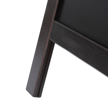 Showdown® Displays Kundenstopper Classic 55 x 82,5 x 50 cm (B x H x T) Holz schwarz