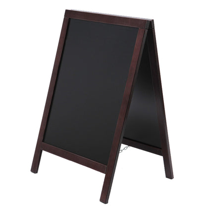 Showdown® Displays Kundenstopper Classic 55 x 82,5 x 50 cm (B x H x T) Holz dunkelbraun