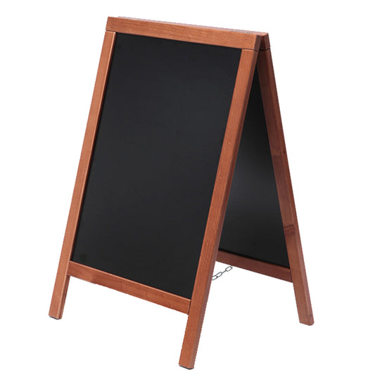 Showdown® Displays Kundenstopper Classic 55 x 82,5 x 50 cm (B x H x T) Holz hellbraun