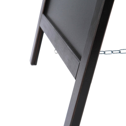 Showdown® Displays Kundenstopper Classic 55 x 82,5 x 50 cm (B x H x T) Holz schwarz