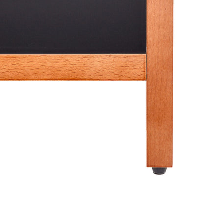 Showdown® Displays Kundenstopper Flip 55 x 100,5 x 53 cm (B x H x T) Strandholz hellbraun