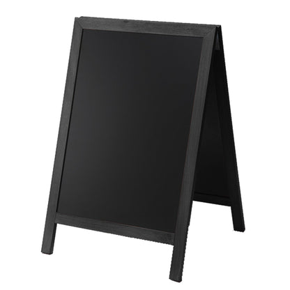 Showdown® Displays Kundenstopper 55 x 81,5 x 56,7 cm (B x H x T) Hartholz schwarz