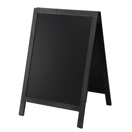 Showdown® Displays Kundenstopper 55 x 81,5 x 56,7 cm (B x H x T) Hartholz schwarz