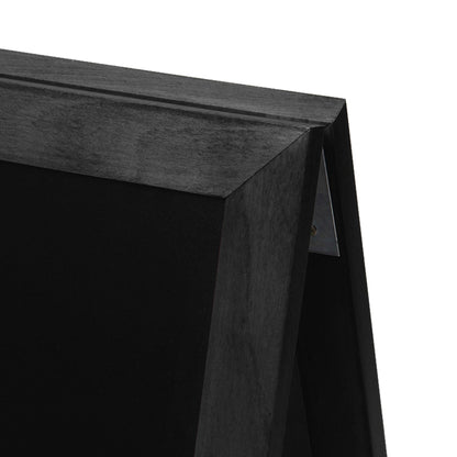 Showdown® Displays Kundenstopper 55 x 81,5 x 56,7 cm (B x H x T) Hartholz schwarz