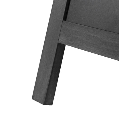 Showdown® Displays Kundenstopper 55 x 81,5 x 56,7 cm (B x H x T) Hartholz schwarz