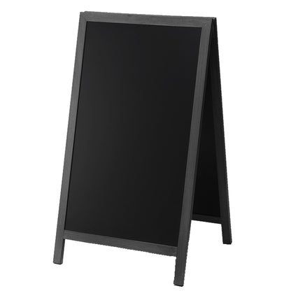 Showdown® Displays Kundenstopper 68 x 114,8 x 80,3 cm (B x H x T) Hartholz schwarz
