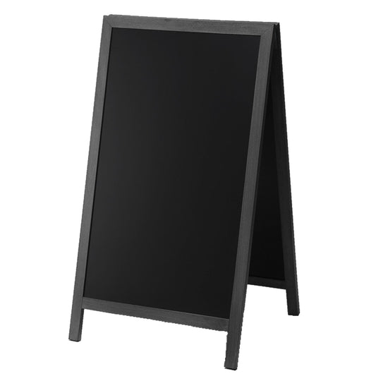 Showdown® Displays Kundenstopper 68 x 114,8 x 80,3 cm (B x H x T) Hartholz schwarz