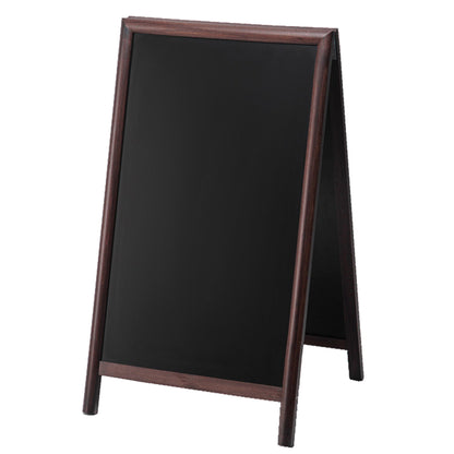 Showdown® Displays Kundenstopper 68 x 114,8 x 80,3 cm (B x H x T) Hartholz dunkelbraun
