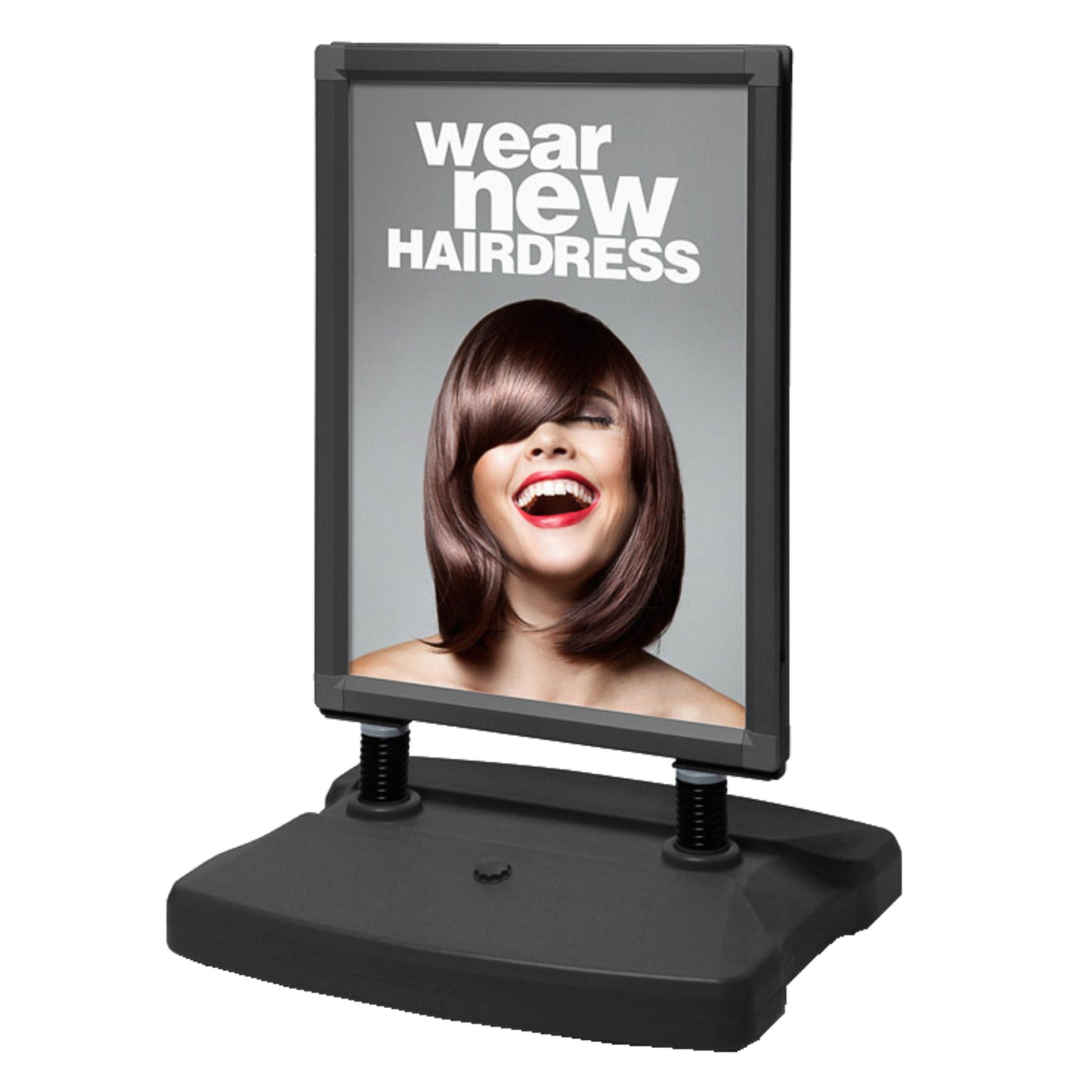Showdown® Displays Kundenstopper Windtalker® City 67 x 112,3 x 59 cm (B x H x T) Standfuß
