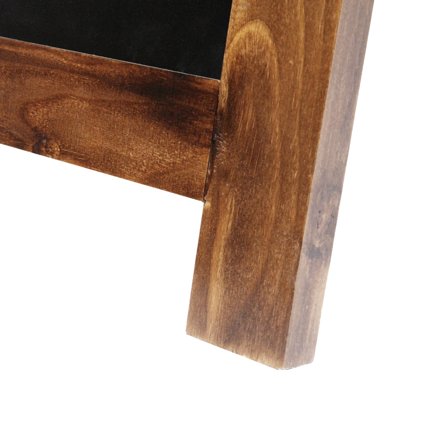 Showdown® Displays Kundenstopper Natura Antik 59 x 107 x 103,2 cm ( B x H x T) Holz, mattlackschutz braun