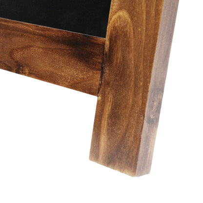 Showdown® Displays Kundenstopper Natura Antik 59 x 107 x 103,2 cm ( B x H x T) Holz, mattlackschutz braun