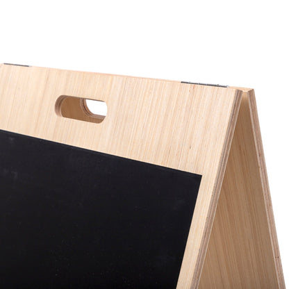 Showdown® Displays Kundenstopper Economy 55 x 82 x 51,5 cm (B x H x T) Holz braun
