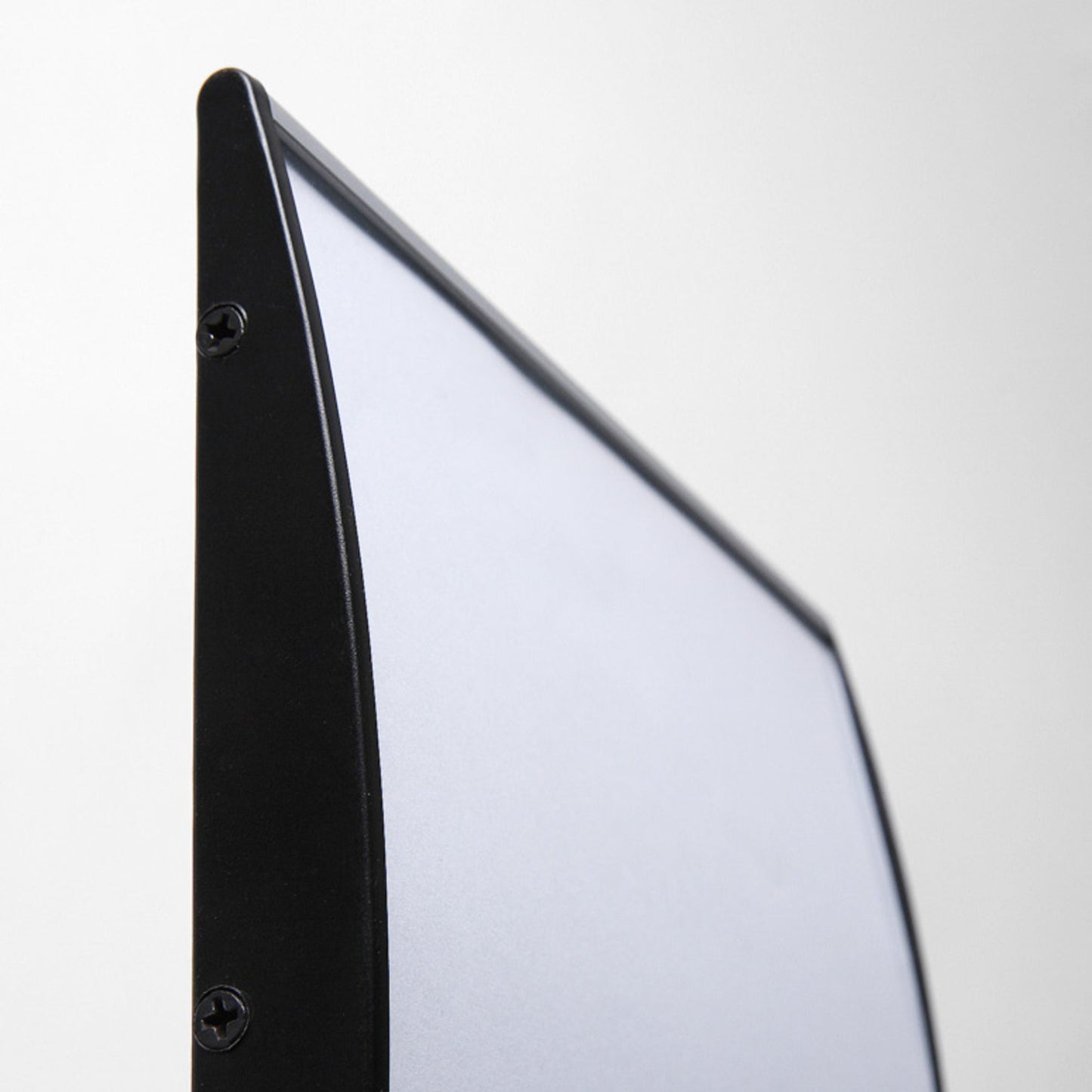 Showdown® Displays Türschild Curved 302 x 214 x 22 mm (B x H x T) Antireflexfolie/Aluminium transparent