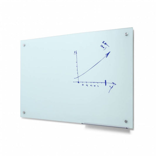 Showdown® Displays Glasboard Scritto® 120 x 90 x 4 cm (B x H x T) Tafel magnethaftend Sicherheitsglas weiß
