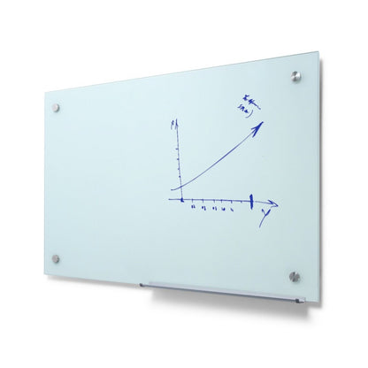 Showdown® Displays Glasboard Scritto® 90 x 60 x 4 cm (B x H x T) Tafel magnethaftend Sicherheitsglas weiß