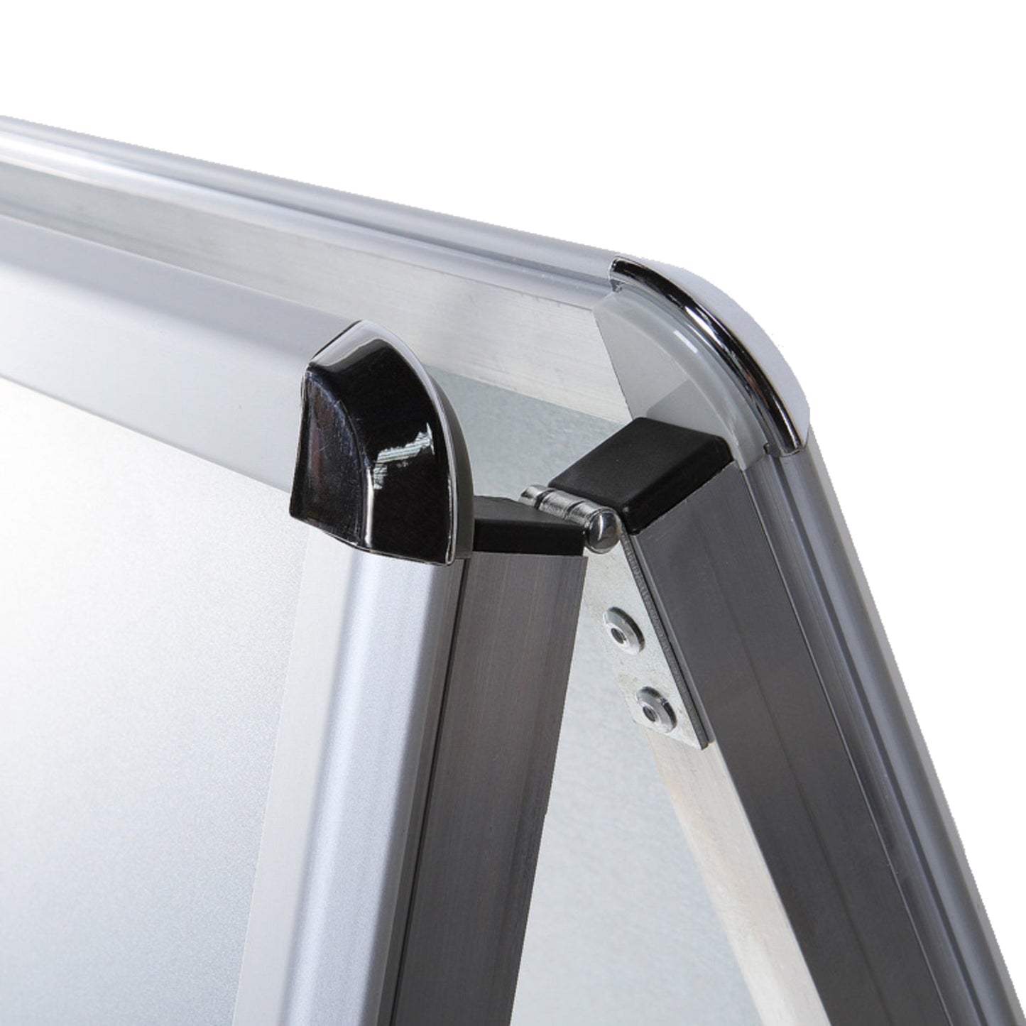 Showdown® Displays Kundenstopper 74,5 x 141,5 x 91,5 cm (B x H x T) Aluminium silber