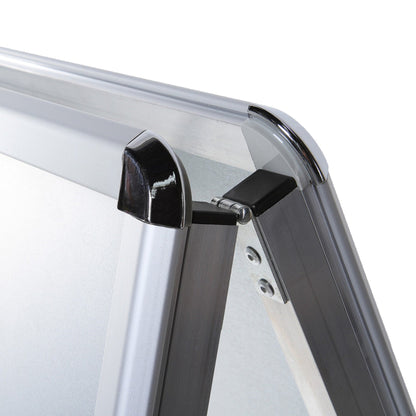 Showdown® Displays Kundenstopper 74,5 x 141,5 x 91,5 cm (B x H x T) Aluminium silber