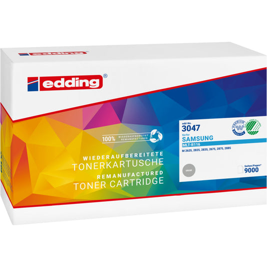 edding Trommel Kompatibel mit: Samsung MLT-R116 EDD-3047 ca. 9.000 Seiten schwarz