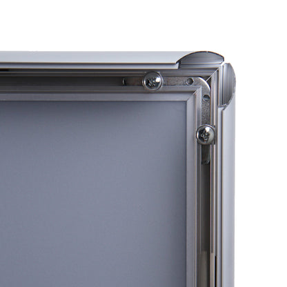 Showdown® Displays Bilderwechselrahmen 24,1 x 32,8 x 1,1 cm (B x H x T) DIN A4 Aluminium grau