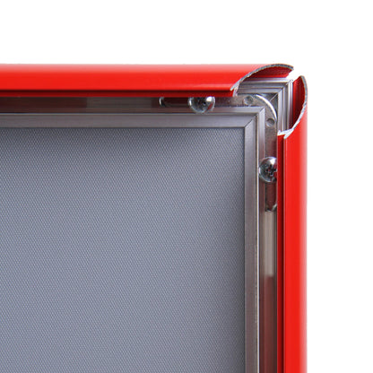 Showdown® Displays Bilderwechselrahmen Standard 87,2 x 122 x 1,1 cm (B x H x T) DIN A0 Aluminium rot