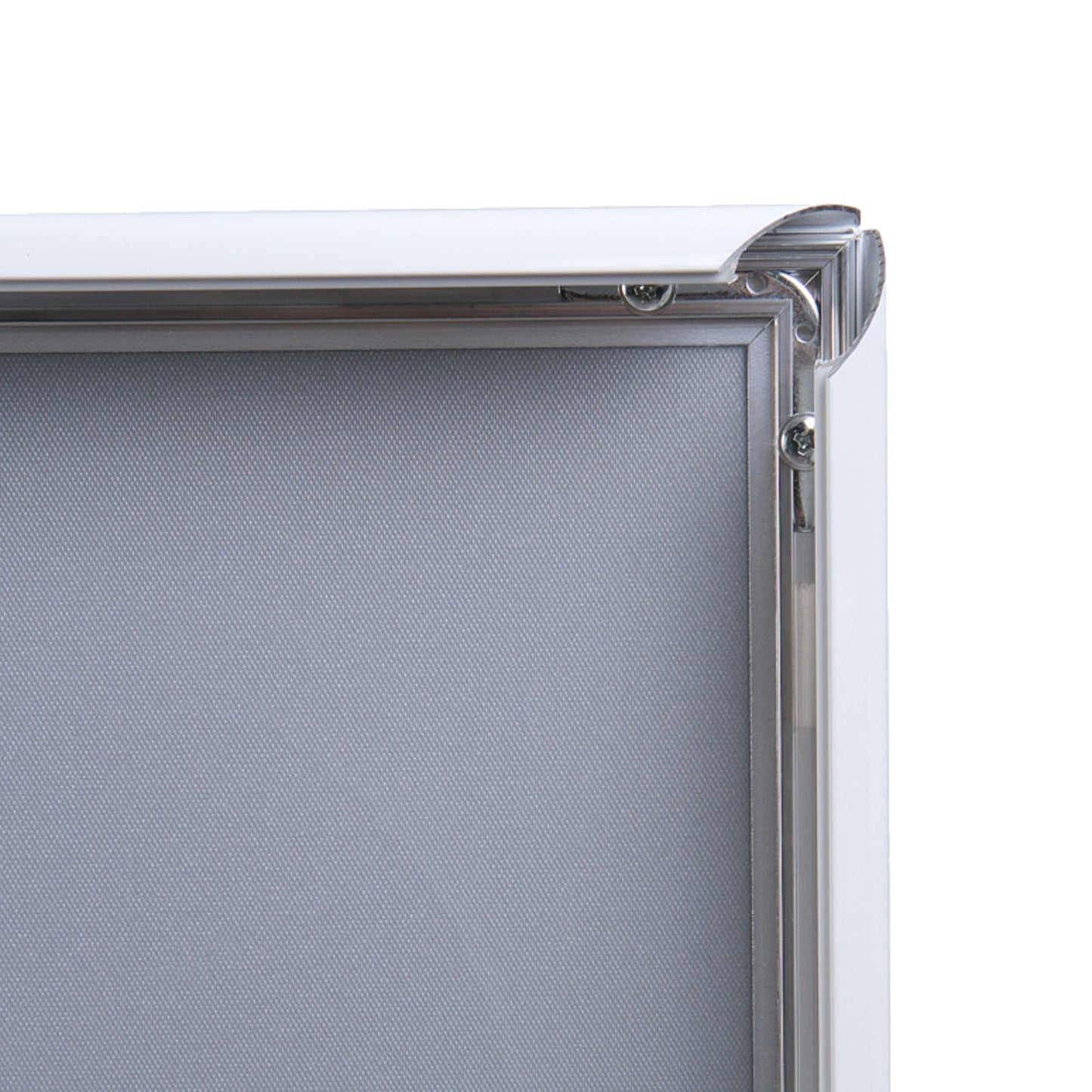 Showdown® Displays Bilderwechselrahmen Standard 87,2 x 122 x 1,1 cm (B x H x T) DIN A0 Aluminium weiß