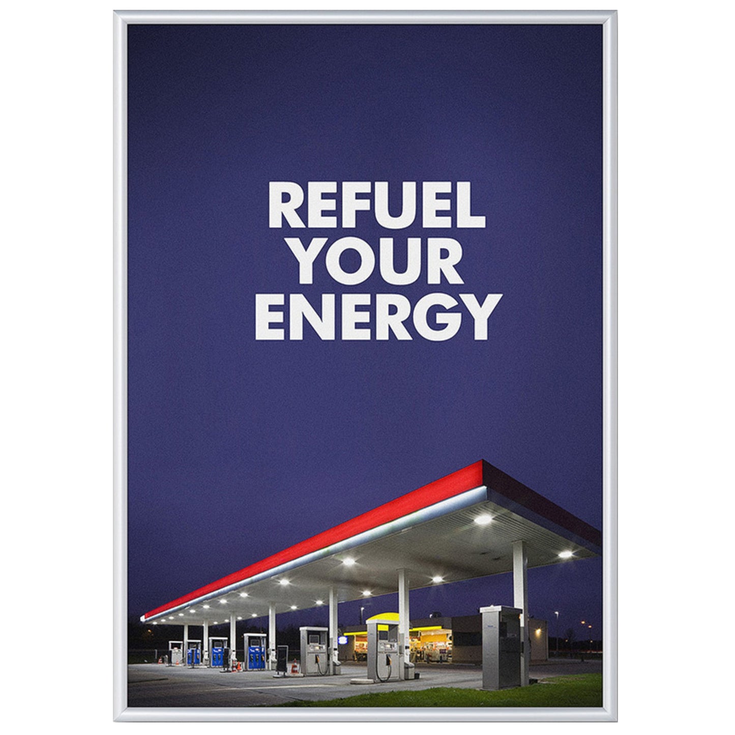 Showdown® Displays Bilderwechselrahmen Standard 87,2 x 122 x 1,1 cm (B x H x T) DIN A0 Aluminium silber