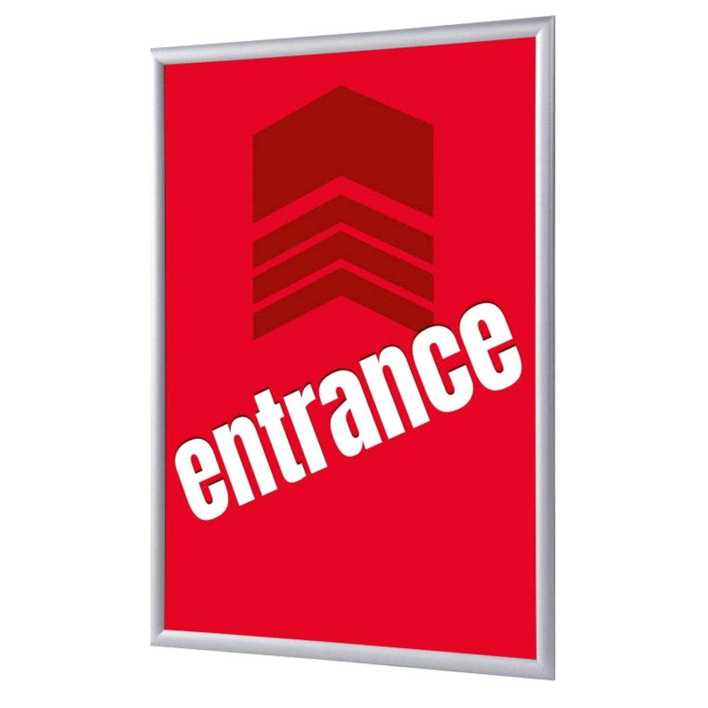 Showdown® Displays Bilderwechselrahmen 24,1 x 32,8 x 1,1 cm (B x H x T) DIN A4 Aluminium, eloxiert grau