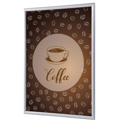Showdown® Displays Bilderwechselrahmen 62,5 x 87,2 x 1,1 cm (B x H x T) DIN A1 Aluminium, eloxiert grau