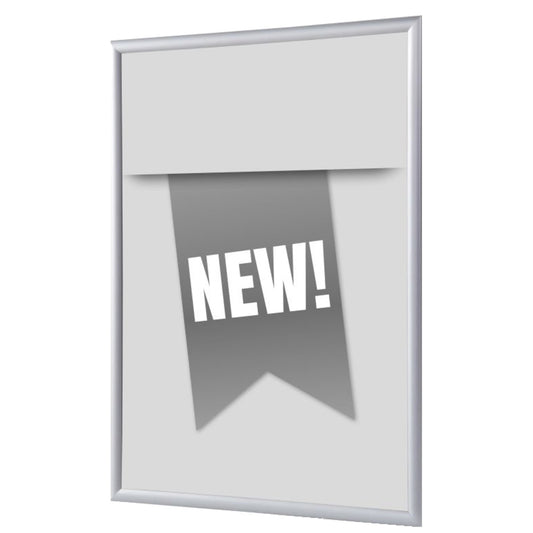 Showdown® Displays Bilderwechselrahmen 62,5 x 87,2 x 1,1 cm (B x H x T) DIN A1 Aluminium, eloxiert grau