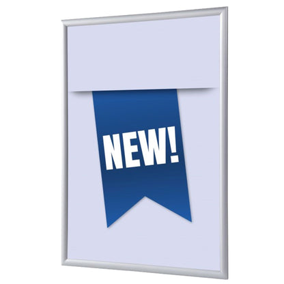 Showdown® Displays Bilderwechselrahmen 62,5 x 87,2 x 1,1 cm (B x H x T) DIN A1 Aluminium, eloxiert grau