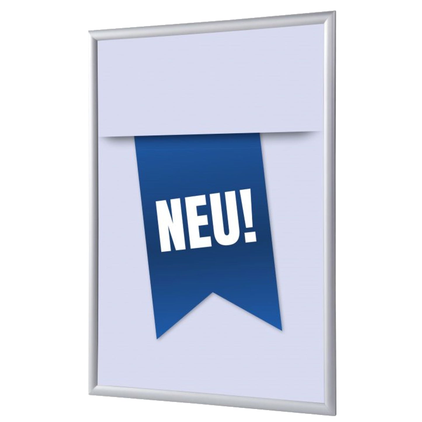 Showdown® Displays Bilderwechselrahmen 62,5 x 87,2 x 1,1 cm (B x H x T) DIN A1 Aluminium, eloxiert grau