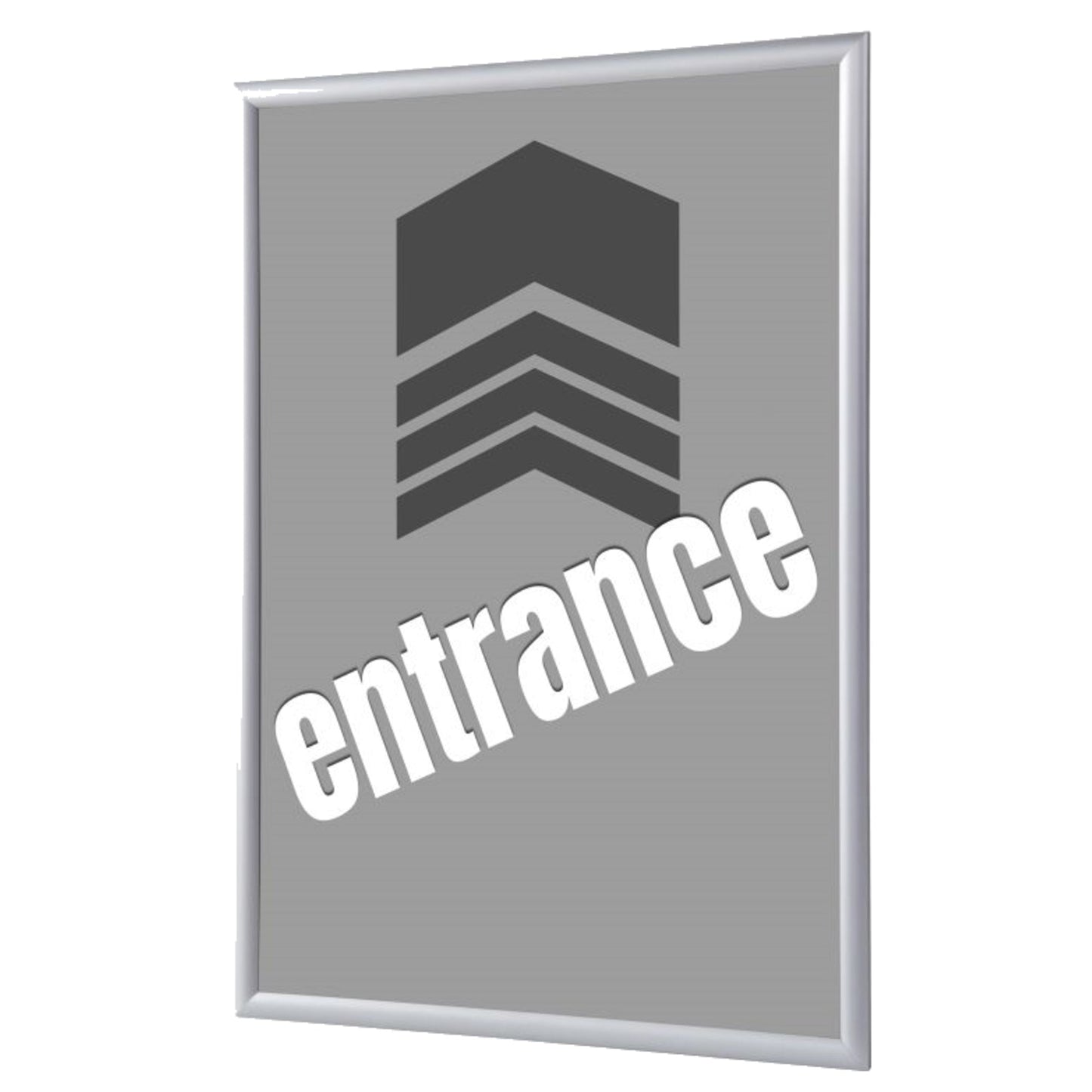 Showdown® Displays Bilderwechselrahmen 62,5 x 87,2 x 1,1 cm (B x H x T) DIN A1 Aluminium, eloxiert grau