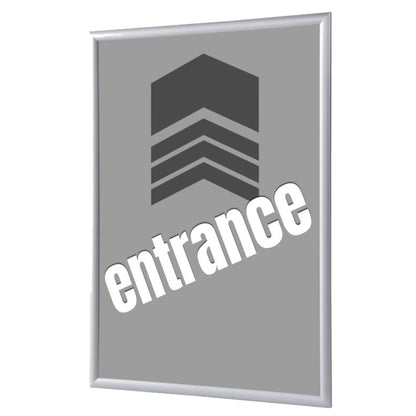 Showdown® Displays Bilderwechselrahmen 62,5 x 87,2 x 1,1 cm (B x H x T) DIN A1 Aluminium, eloxiert grau
