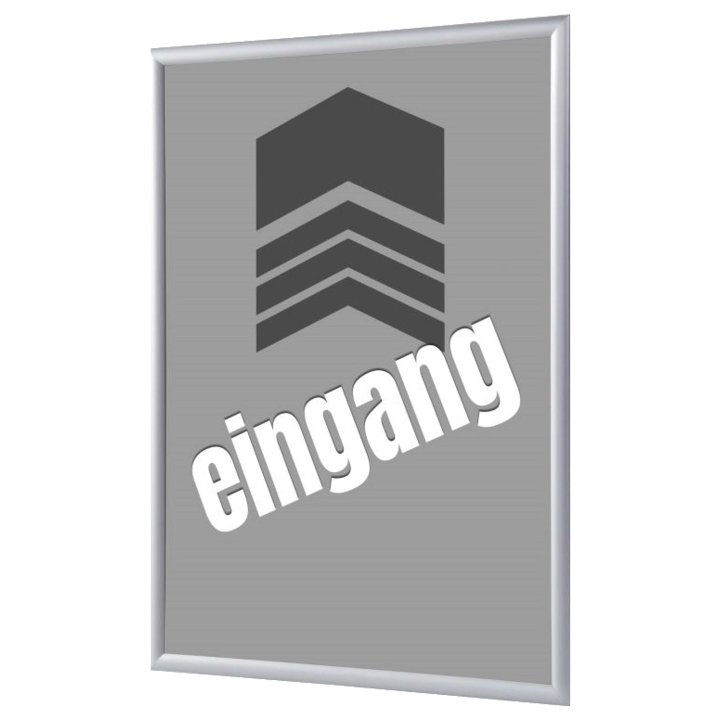 Showdown® Displays Bilderwechselrahmen 62,5 x 87,2 x 1,1 cm (B x H x T) DIN A1 Aluminium, eloxiert grau